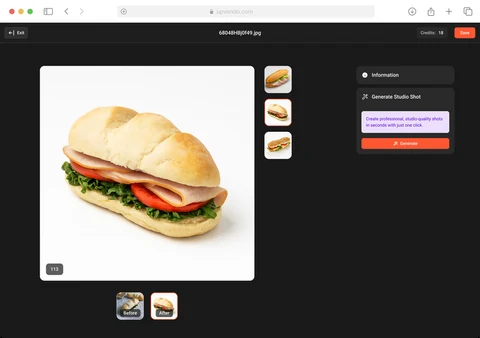 Magic Studio Interface — vom Foto zur Studio-Qualität